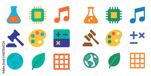 College Majors Icons
