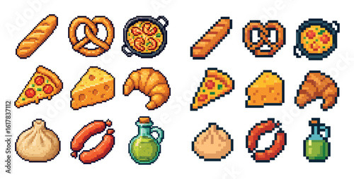 European Cuisine Icons