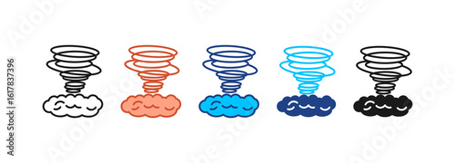 Sandstorm Icon Set Multiple Style Collection