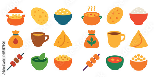 Indian Cuisine Icons