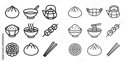 Chinese Cuisine Icons
