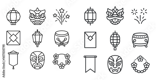 China Festival Icons