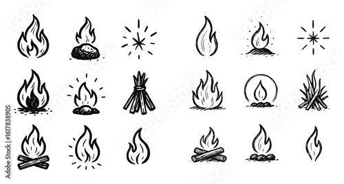 Fire Icons Grid