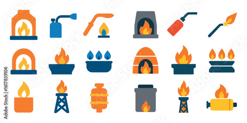 Industrial Fire Icons