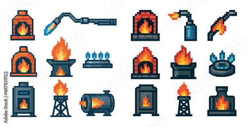 Industrial Fire Icons