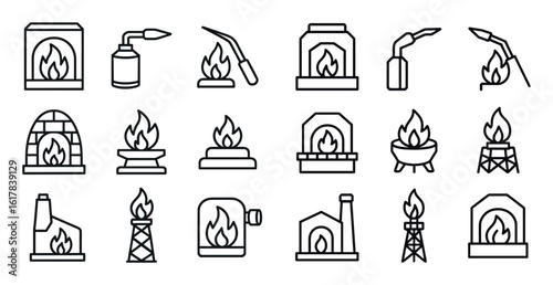 Industrial Fire Icons