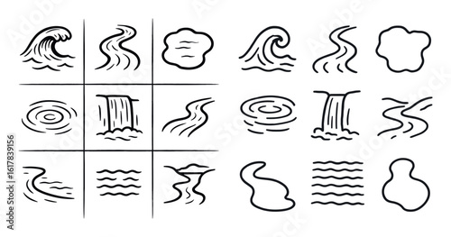 Water Body Icons