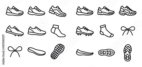 3D Low-Poly Shoe Icons
