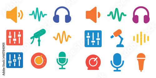 Audio Icon Set