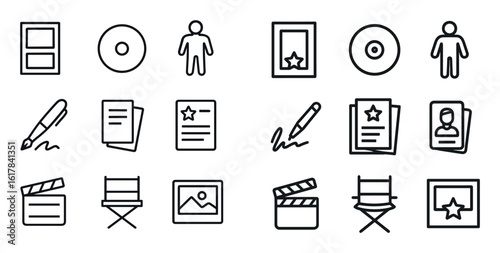 Minimalist Movie Memorabilia Icons