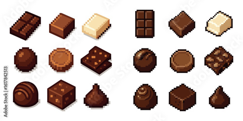 Colorful Chocolate Icons