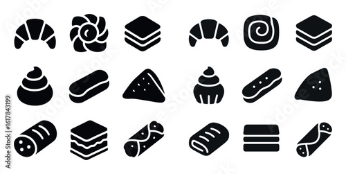 Dessert Icons Grid