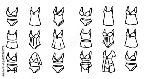 Lingerie Icon Grid