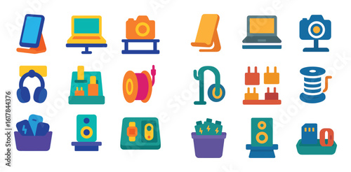 Market Icons Grid