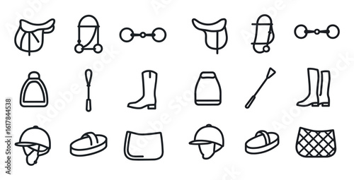 Equestrian Icon Grid