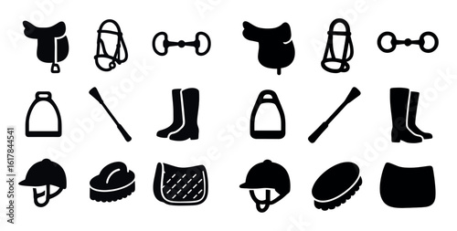 Equestrian Gear Icons