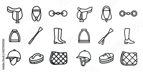 Equestrian Gear Icons