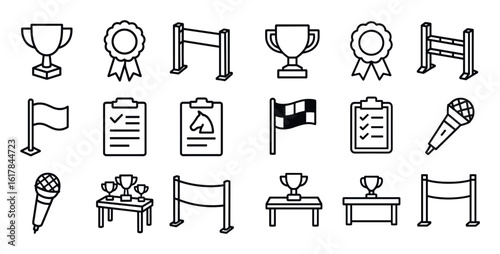 Equestrian Icons Grid
