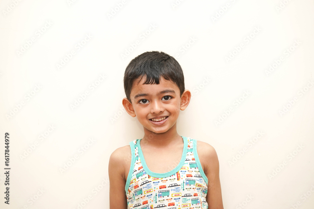 © Arindam - a cute indian asian boy of 5 years with gorgeous eyes and jovial facial expression