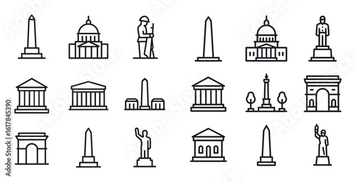 Minimalist Patriotic Icons