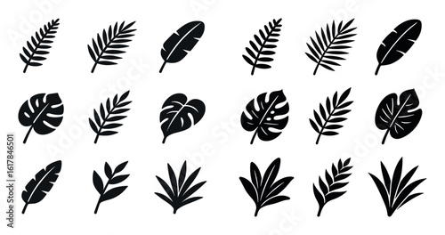 Tropical Leaf Icons