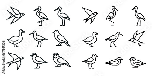 Migratory Bird Icons