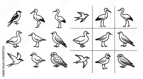 Migratory Bird Icons