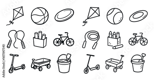 Outdoor Toy Icons