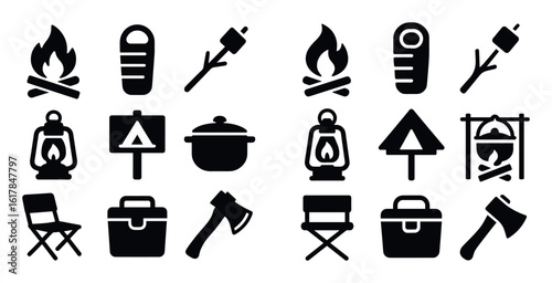 Camping Icon Collection