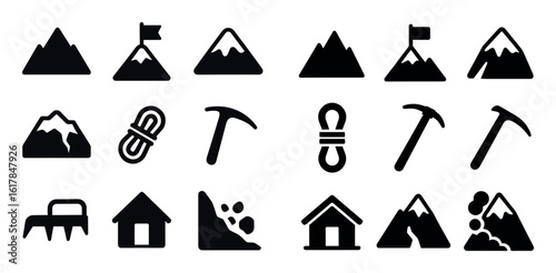 Mountain Adventure Icons