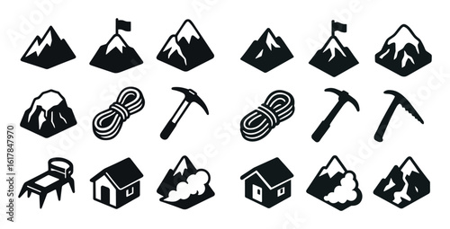 Adventure Icons Grid