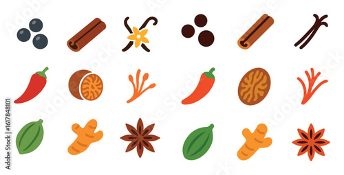 Colorful Spice Icons