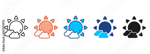 Haze Icon Set Multiple Style Collection