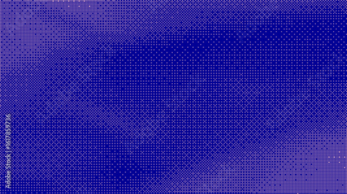 Colorful glitch bitmap texture. Pixelated art with dither effect in Y2K style. Vector abstract halftone design.