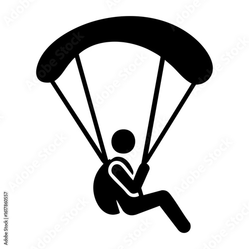 Paragliding Icon vector