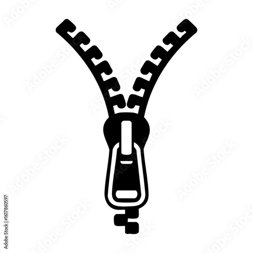 Open Zipper Icon