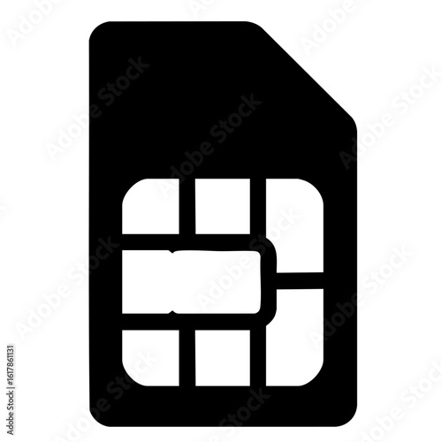 SIM CARD ICON VECTOR