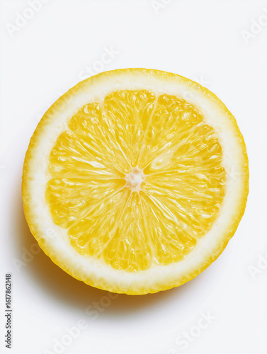 lemon on a white background
