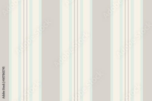 Mditable texture fabric vertical, scrapbook stripe lines textile. Sibre pattern background seamless vector in white and linen colors.