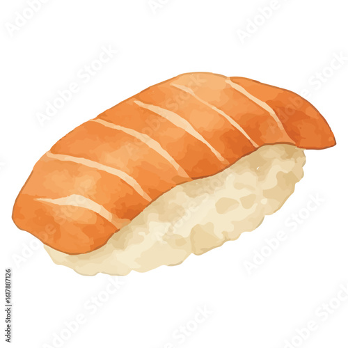 Authentic Salmon Nigiri Sushi: Fresh Japanese Fish Delight