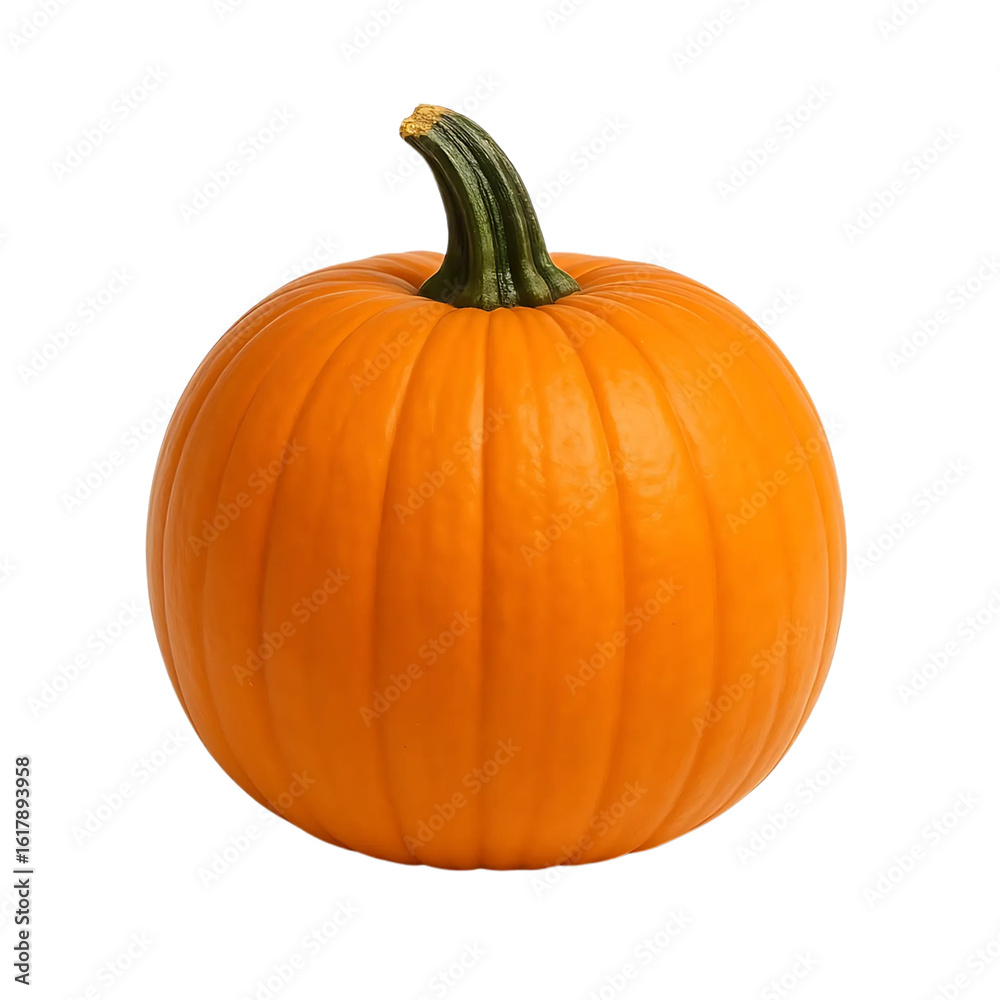 Obraz premium Pumpkin transparent image, autumn thanksgiving theme
