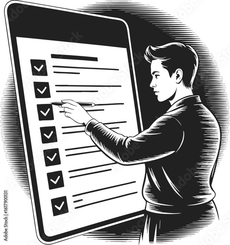 Task prioritization in project management, effective decision-making, and organizing workflow for productivity improvement