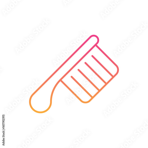 Bee Brush Icon vector
