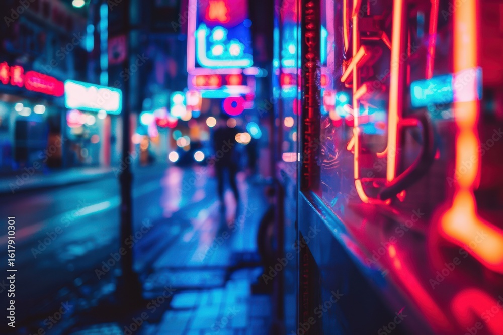 Naklejka premium Neon Dreams