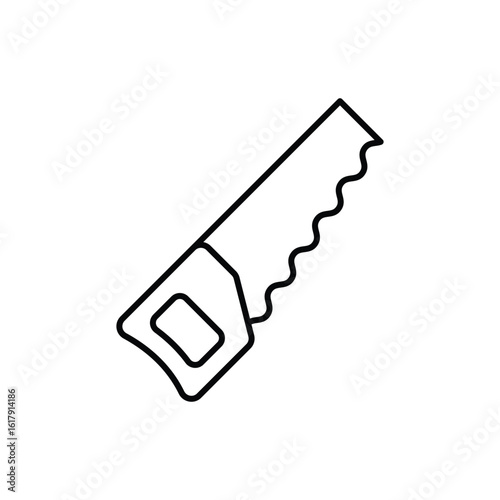 Crosscut Saw Icon vector