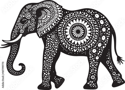 Intricate Mandala Elephant SVG Bundle