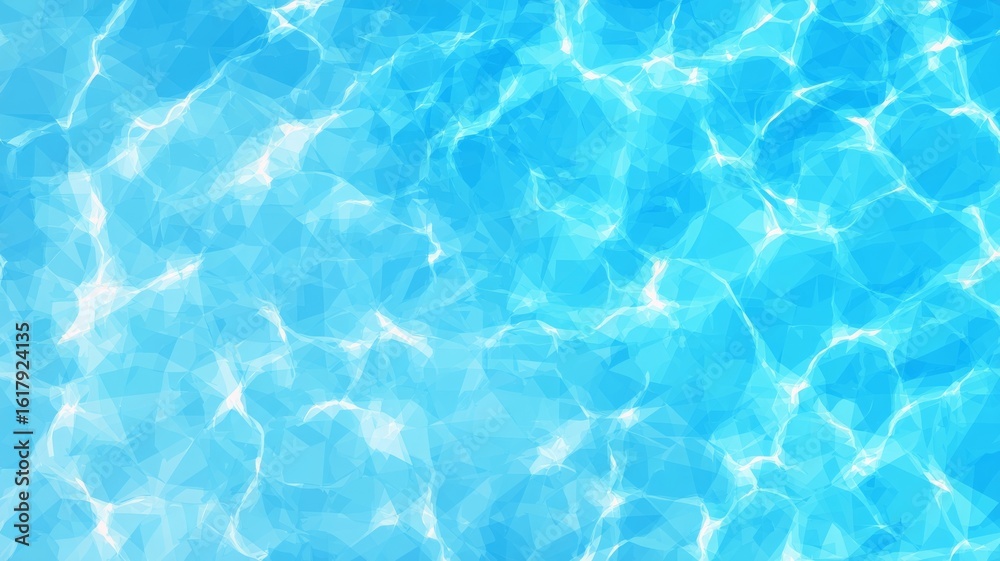 Obraz premium Sunlit pool water abstract ripple effect. AI generated