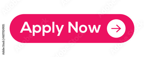 Pink Apply Now Button with Arrow Icon for Web and Form UI