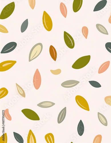 Colorful seed pattern