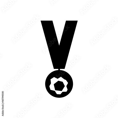 A medal is a symbol of victory.